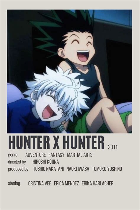 hunter x hunter by kellie | Minimalist film posterleri, Minimalist ...