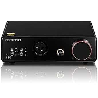 TOPPING L50 NFCA Headphone Amp SE/BAL Input 6.35mm 4 Pin XLR Output ...