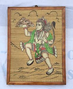 Nature House Lord Hanuman Acrylic 35 inch x 30 inch Painting Price in ...