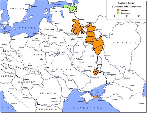 WW2 Eastern Front Map 的图像结果