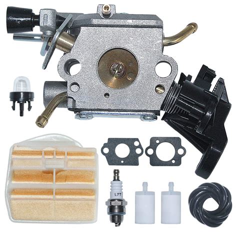 AUMEL C1M-EL37B Carburetor Carb W/Air Filter Fuel Line Repower Kit Fit ...