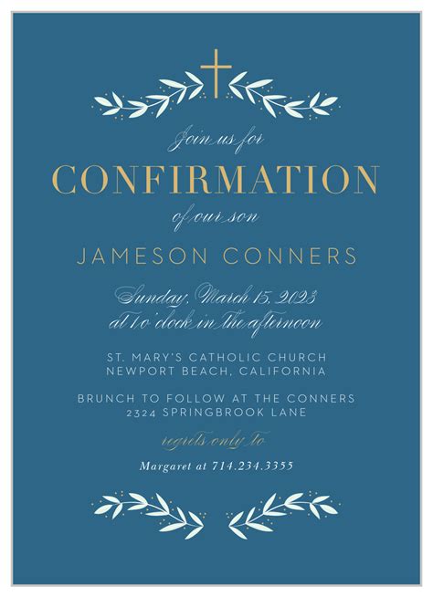Catholic Confirmation Cards