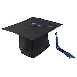 LUOEM Graduation Cap Hat Adjustable Adults Student Mortar Board ...