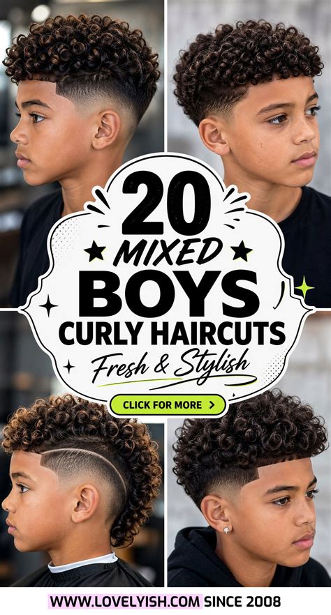 20 Mixed Boys Curly Haircuts for a Stylish, Fresh Look - Lovelyish