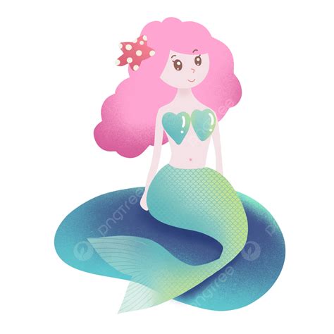 Mermaid Sitting Clipart Transparent PNG Hd, Mermaid Sitting On The Rock ...