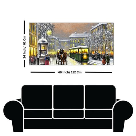 Buy Modern Art Street Canvas Print Wall Painting – ClassyArtZ.com