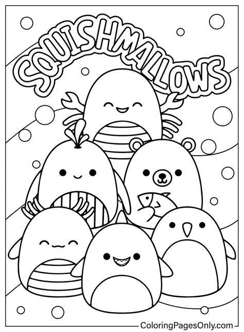 Squishmallow coloring pages free printable pdf online coloring – Artofit