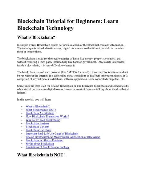 Image result for Blockchain Tutorial for Beginners PDF