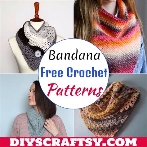 20 Free Crochet Bandana Patterns For Beginners - DIYsCraftsy