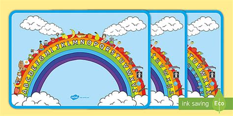 Rainbow Sounds Display Posters