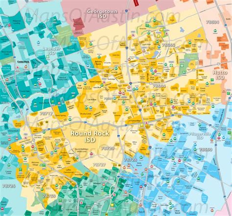 Georgetown Zip Code Map 的图像结果