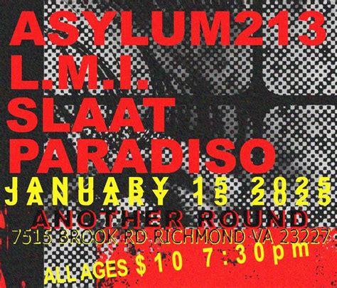 L.M.I AT ANOTHER ROUND, 7515 Brook Road, Richmond, VA, United States ...