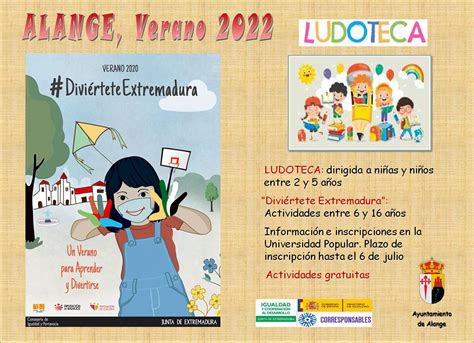 PROGRAMA LUDOTECA Y DIVIERTETE EXTREMADURA