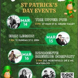 St. Patrick’s- Live Music in Erin with Crowded Table, Royal Canadian ...