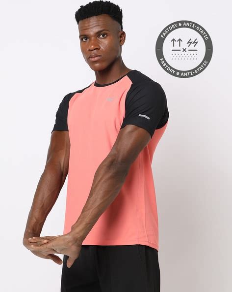 Regular Fit Colourblock Fast-Dry T-Shirt - Price History