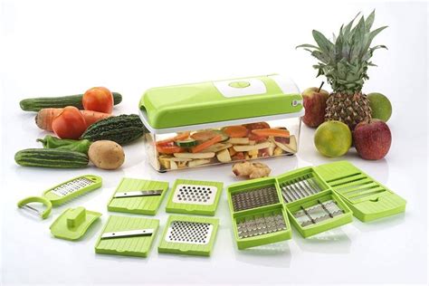 Vrundon 14 in 1 Vegetable Fruit Chipser/Chopper/Slicer/Chopper Cutter ...