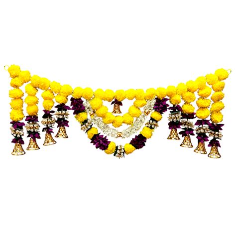 40 inch Marigold Toran for Door | Artificial Genda Flower Hanging Deco ...