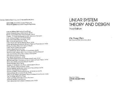 Linear System Theory and Design 3rd Chen OP1999 Ch1-6 - OXFORD SERIES ...