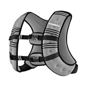 PACEARTH Weighted Vest, 6lb/12lb/16lb/20lb/25lb/30lb Weight Vest with ...