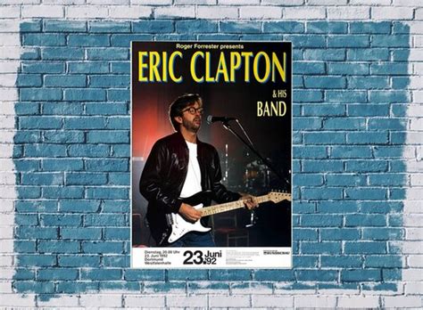 Eric Clapton - Rush, Dortmund 1992 - Konzertplakat, CA$ 179.25