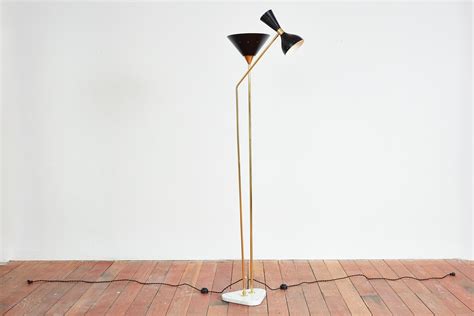 Italian Two Head Floor Lamp For Sale at 1stDibs