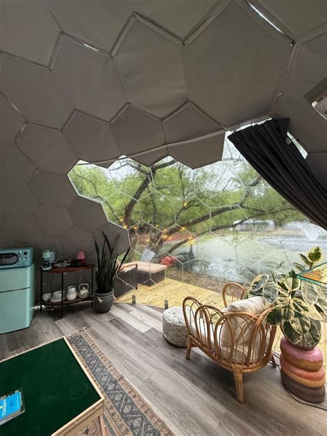 Stargazing Dome @Farm w trails+Sauna/hot&cold tub - Dome houses for ...