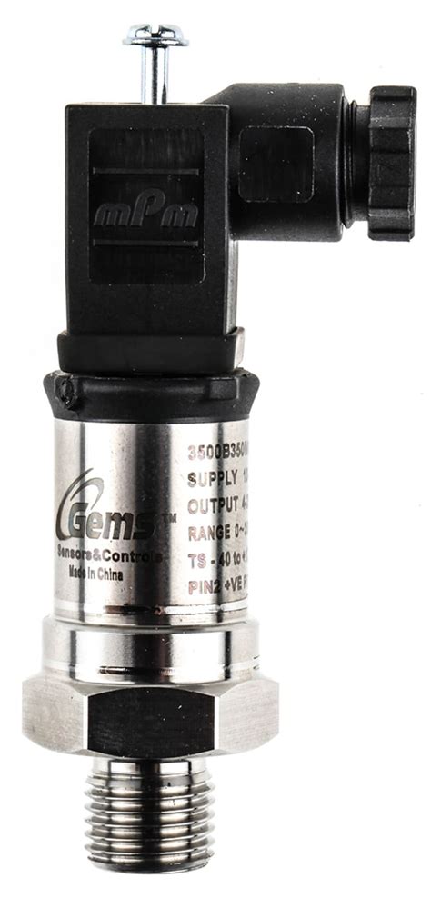 3500B350MG01B000 Gems Sensors | Gems Sensors Pressure Sensor, 0.35bar ...