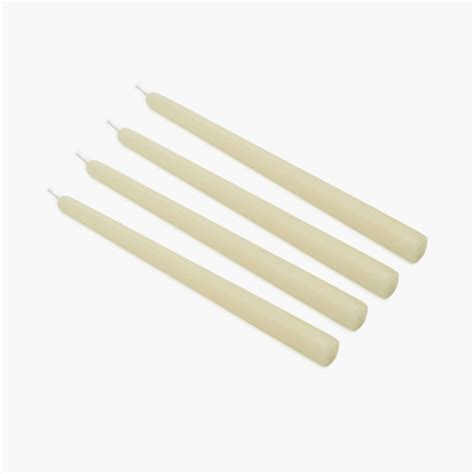 Buy Selena Glare Solid Taper Candles- Set Of 4 Pcs. from Home Centre at ...