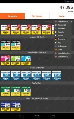 AppNana: l'app per ottenere buoni sconto per Amazon, PayPal e Steam ...