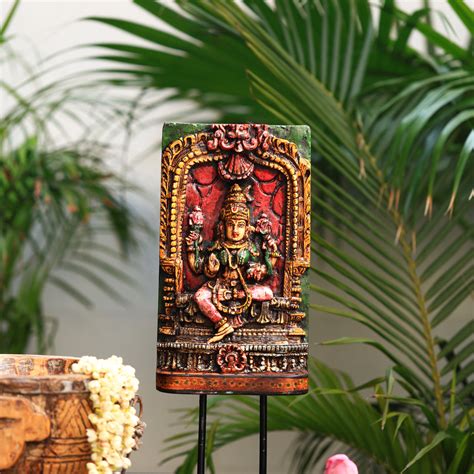 Table Decor Hand painted Laxmi Panel – Revive Home