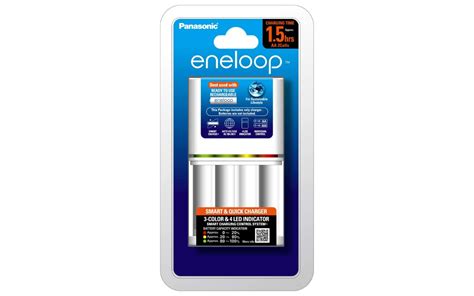 Panasonic Eneloop BQ-CC55 4-Battery AA Charger for Ni-MH AA, AAA ...