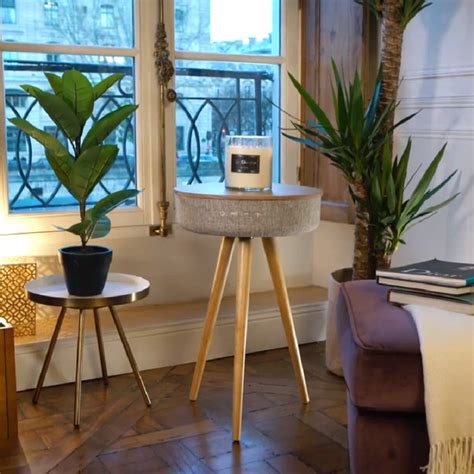 Victrola Wireless Bluetooth Wood Coffee Table with Built-In Stereo ...