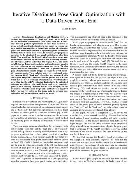 Image result for Distributed Certifiably Correct Pose-Graph Optimization Certifiably Correct Algorithms