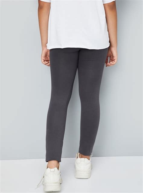 Buy Girls Solid Skinny Fit Leggings Online at just Rs. 249.0 ...