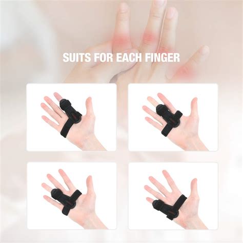Snapklik.com : Tikaton Trigger Finger Splint, Adjustable Support, Finger Brace For Alleviating ...