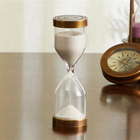 Buy Home Centre Corsica Cronus Glass Hourglass Table Accent Online at ...