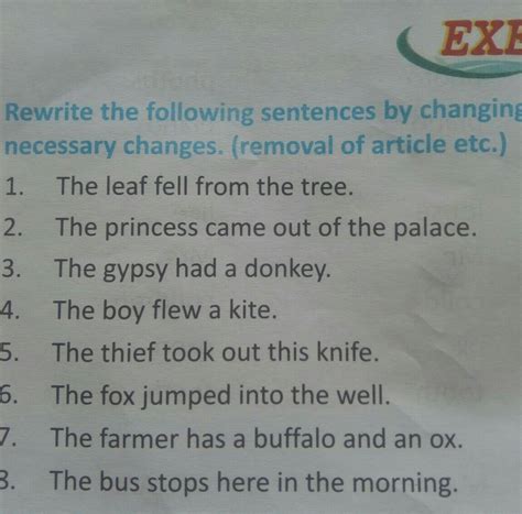 [Best Answer] Rewrite the following sentence by changing the noun from ...