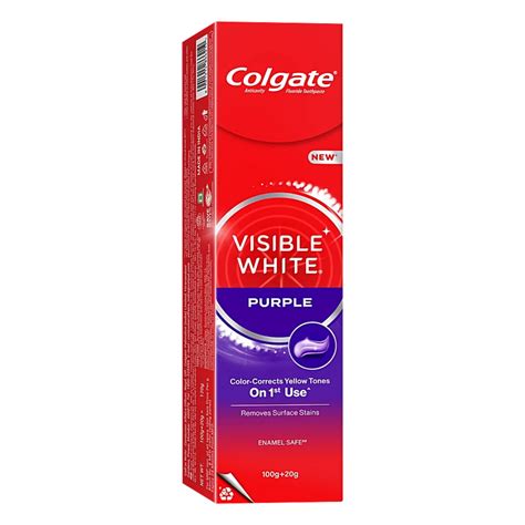Colgate Visible White Purple Toothpaste 60 g – Quick Pantry