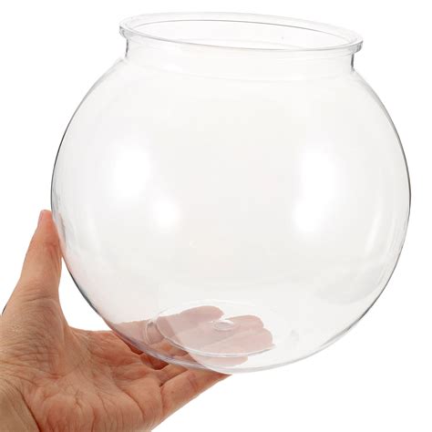 Review of ULTECHNOVO Clear Plastic Fish Bowl: Small, Shatterproof ...