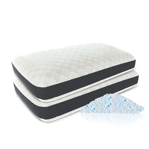 CareFoam Shredded Memory Foam Pillows, Bed Pillows, Cooling Pillows for ...