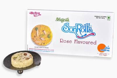 Bhagat's Heera Sweets SonRolls Rose Flavoured Mithai Box - Price History