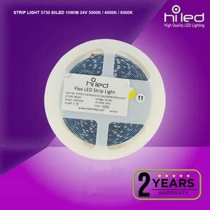 Jual HILED / STRIP LIGHT 5730 80 LED 10W/M 24V / Hemat Listrik - 3000k ...