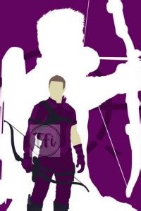 Superhero Hawkeye Poster, Unframed, With Double Sided Tape Paper Print ...