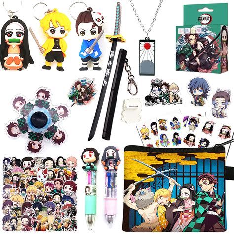 Demon Slayer Manga Gift Set Including Demon Slayer Figure Keychain ...