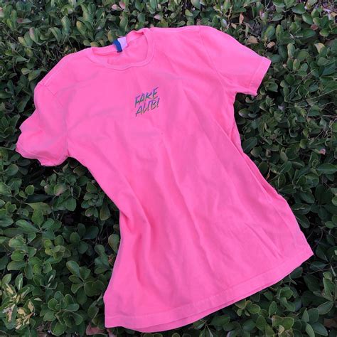 Fake alibi neon pink t shirt - Bright and vivid... - Depop