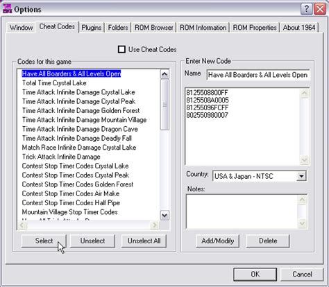 1964 Cheats :: Using Cheats
