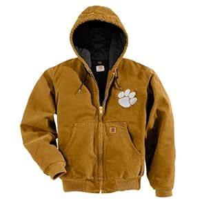 NCAA Clemson Tigers Boy's Quilted Flannel Lined Sandstone Active Jacket ...