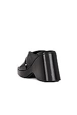 Alexander Wang Float Criss-cross Wedge Sandal in Black | REVOLVE