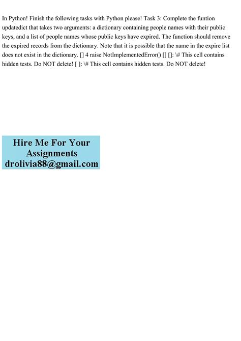 How to Finish Python Code 的图像结果