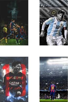 Leo Messi Poster Set of Four Posters | Leo Messi poster for room | Leo ...